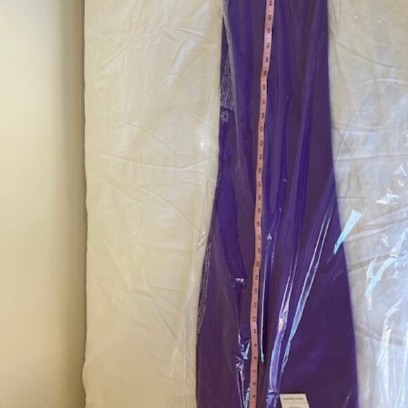 NEW THEORY PANTS. NWT. Admiral Crepe Tailored Ankle. Purple/Bright Peony. Size 8 - Picture 7 of 11